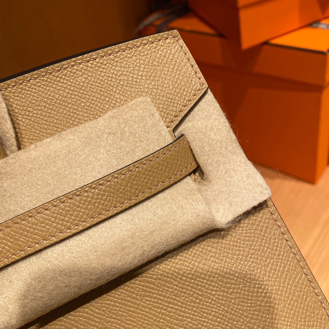 에르메스 버킨백30 톨리 라이트브라운 은장 캔버스